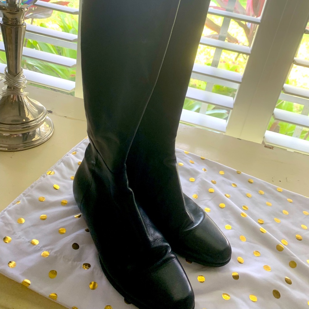 Jimmy Choo knee high leather boots